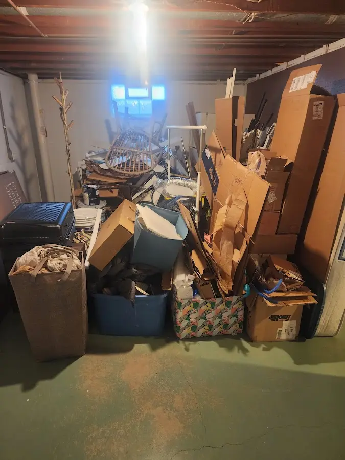 Roll-off dumpster container at job site for Construction Dumpster Rental in Broussard